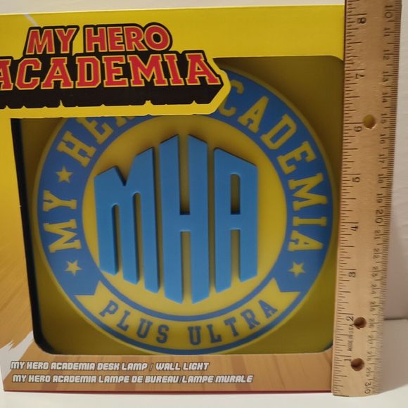 My Hero Academia 3D Desk Lamp Wall Mountable Lighting Official Anime Decoration - Picture 3 of 9